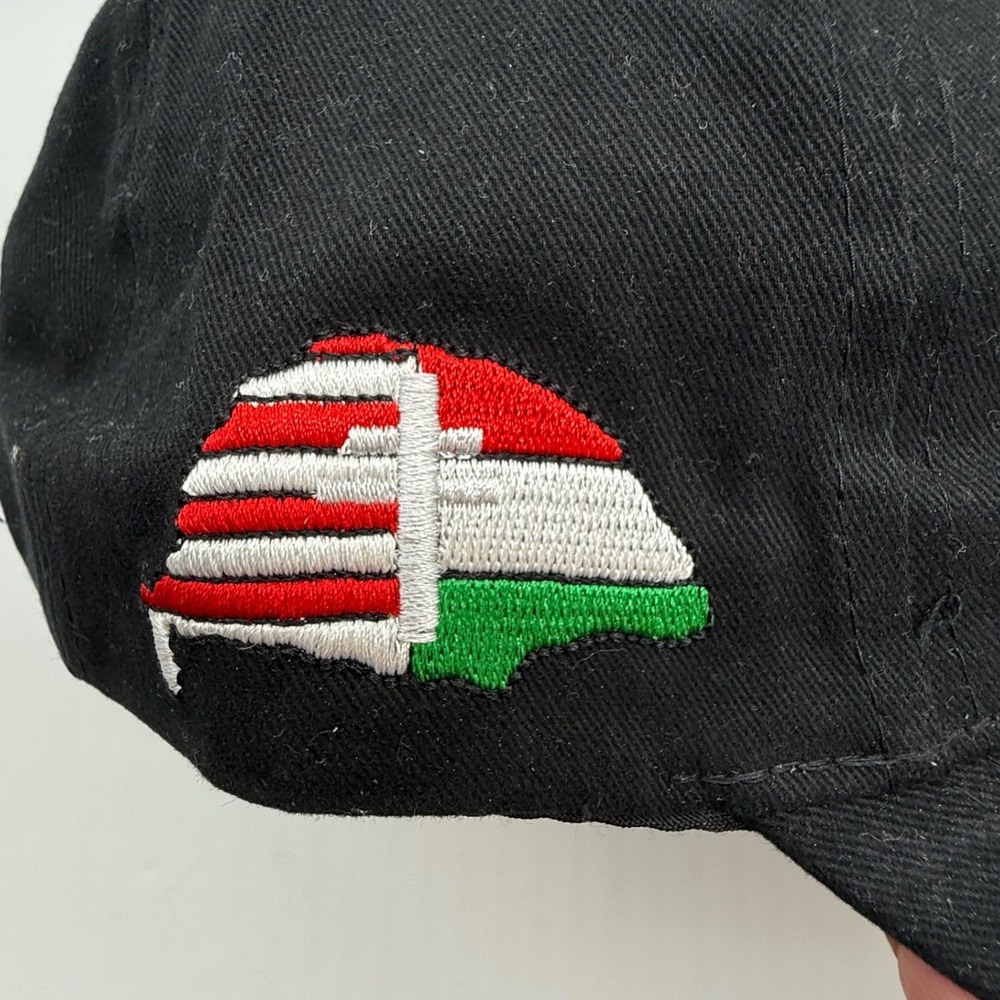 Sovran Hungary Coat of Arms Embroidered Black Cotton Baseball Cap Hat Hungaria - Picture 5 of 9